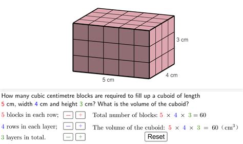 Question 3: What is the volume of a cube with sides of 5?